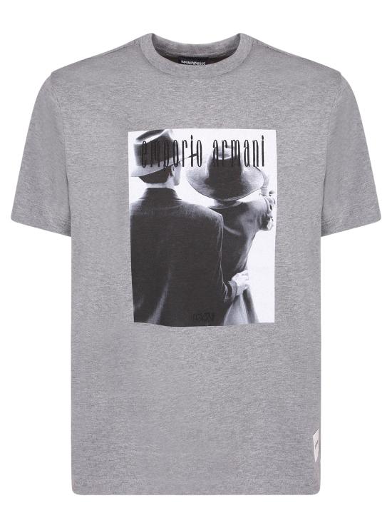 26SS 엠포리오 아르마니 반팔 티셔츠 EM004751 AF23082 F8044 Grey