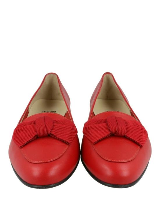  살바토레 페라가모 플랫 슈즈 01L249 641356 M 60028 10 Red - SALVATORE FERRAGAMO