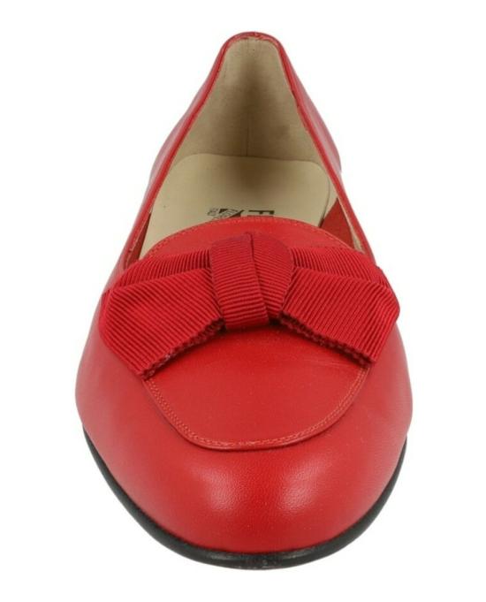  살바토레 페라가모 플랫 슈즈 01L249 641356 M 60028 10 Red - SALVATORE FERRAGAMO