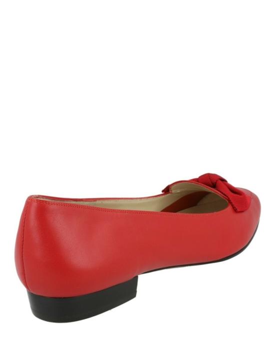  살바토레 페라가모 플랫 슈즈 01L249 641356 M 60028 10 Red - SALVATORE FERRAGAMO