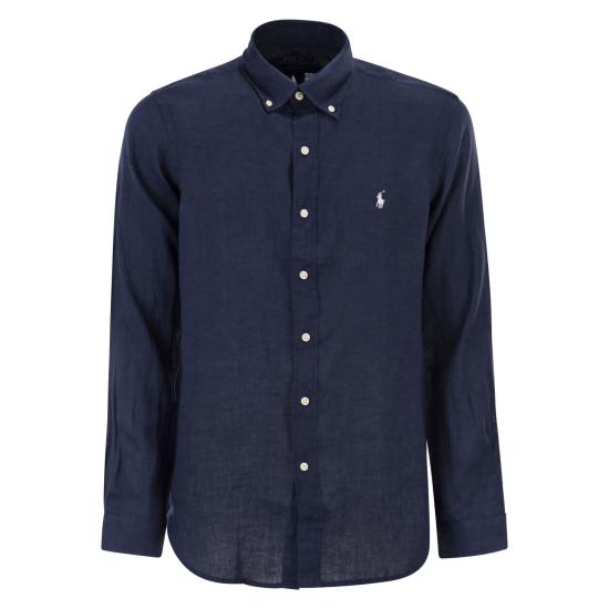 26SS 폴로 랄프로렌 긴팔 셔츠 710966294 BLUE