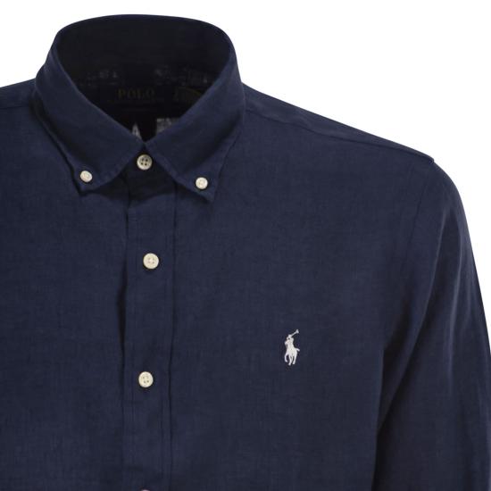26SS 폴로 랄프로렌 긴팔 셔츠 710966294 BLUE - POLO RALPH LAUREN