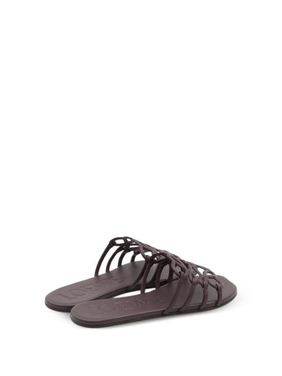 26SS 로에베 샌들 LPEA465X06 7240 Bordeaux - LOEWE