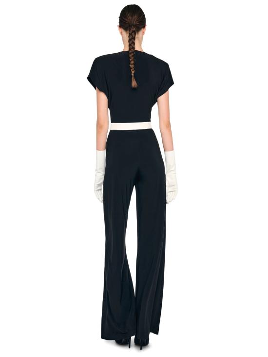 26SS 노마카말리 점프수트 KK126JPLT46001cap sleeve shoulder pad jumpsuit - NORMA KAMALI