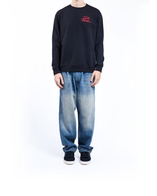 25FW 저스트까발리 긴팔 티셔츠 79OAIT14 CF500 899 NERO - JUST CAVALLI