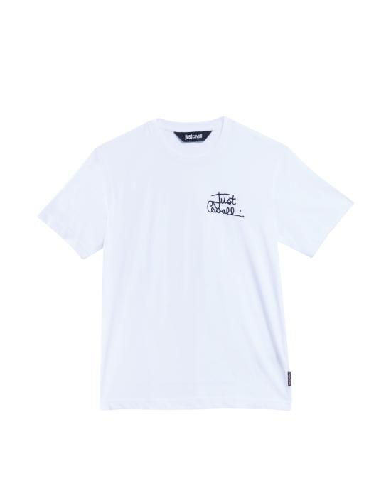 25FW 저스트까발리 반팔 티셔츠 79OAHT14 CJ500 003 BIANCO