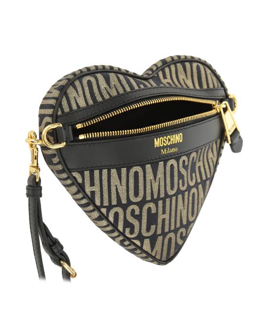 26SS 모스키노 크로스백 8409 8269 A2555 NERO ORO - MOSCHINO