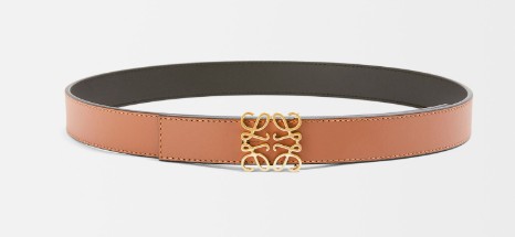 26SS 로에베 벨트 E821Z26X03 2544 TANBLACKGOLD