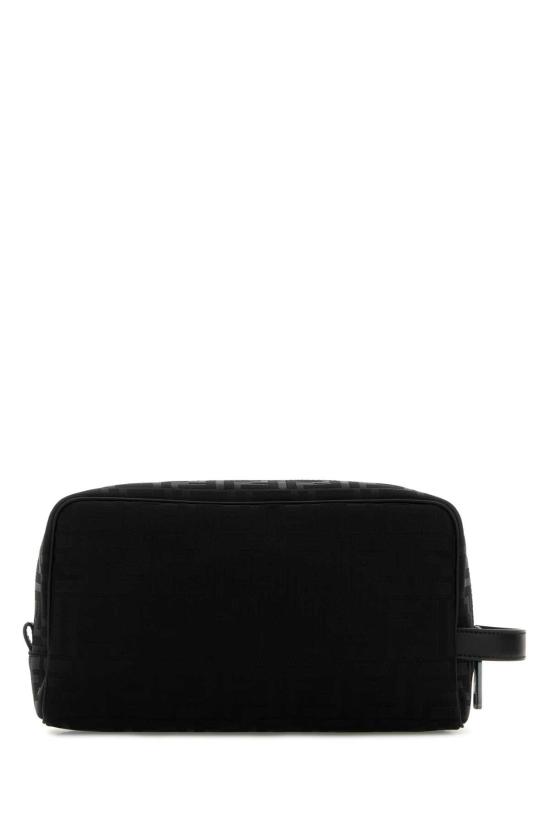 26SS 펜디 FF 자카드 패브릭 토일레트리 케이스 7N0141AVC6 F1USQ Black