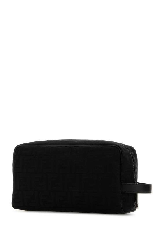 26SS 펜디 FF 자카드 패브릭 토일레트리 케이스 7N0141AVC6 F1USQ Black - FENDI