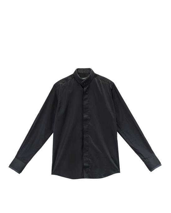 25FW 칼라거펠트 긴팔 셔츠 605112 554609 V60 991 NERO BIANCO