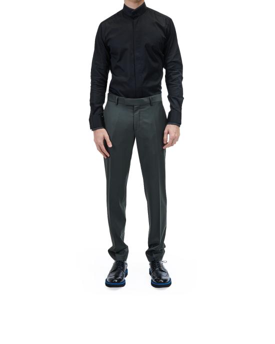 25FW 칼라거펠트 긴팔 셔츠 605112 554609 V60 991 NERO BIANCO - KARL LAGERFELD