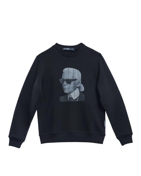 25FW 칼라거펠트 긴팔 티셔츠 705031 554906 990 NERO