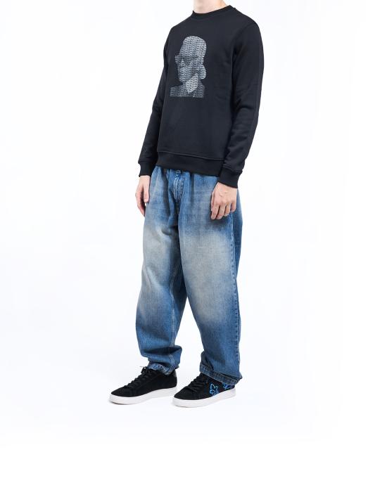 25FW 칼라거펠트 긴팔 티셔츠 705031 554906 990 NERO - KARL LAGERFELD