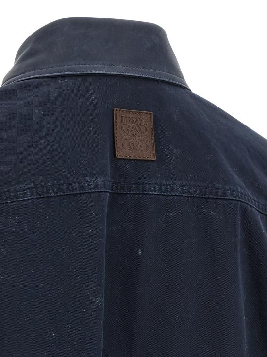 26SS 로에베 가죽 자켓 H526Y31L535110 Blue - LOEWE