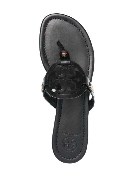 26SS 토리버치 밀러 레더 샌들 11744001 Black - TORY BURCH