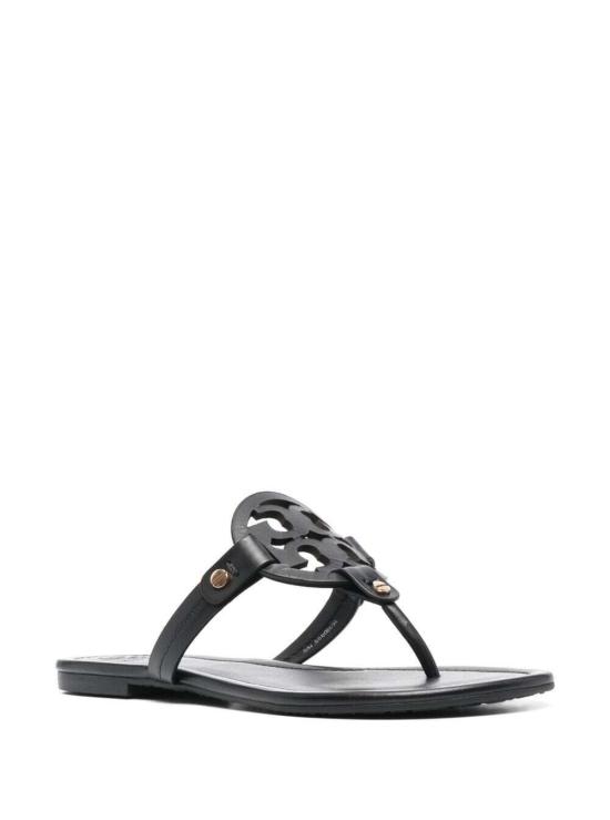 26SS 토리버치 밀러 레더 샌들 11744001 Black - TORY BURCH