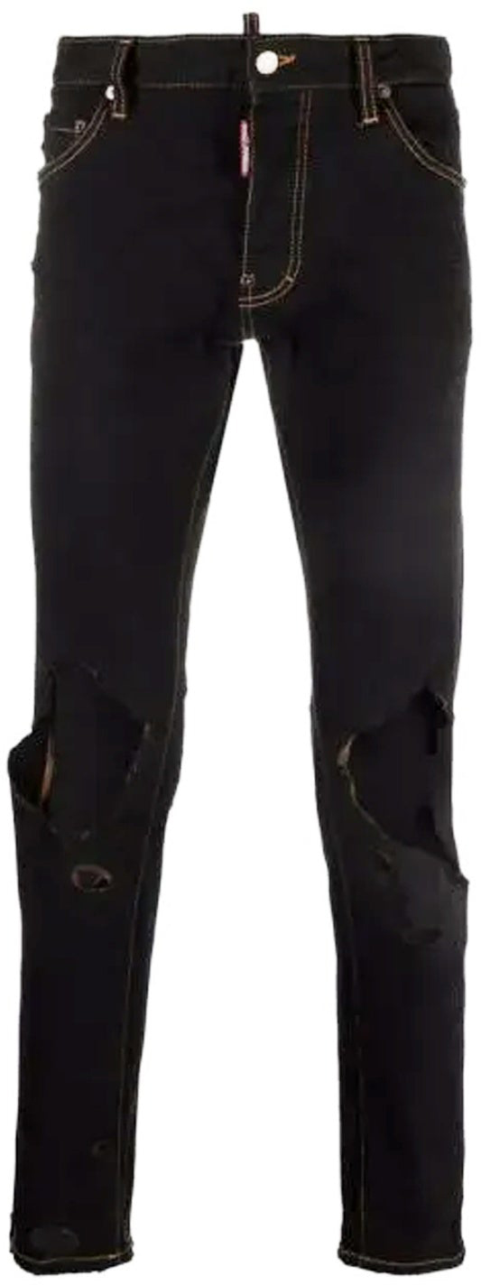 Seizoenloos 디스퀘어드2 데님 팬츠 S71LB1067S30733900S71LB1067S30733900BLACKBLACK - DSQUARED2