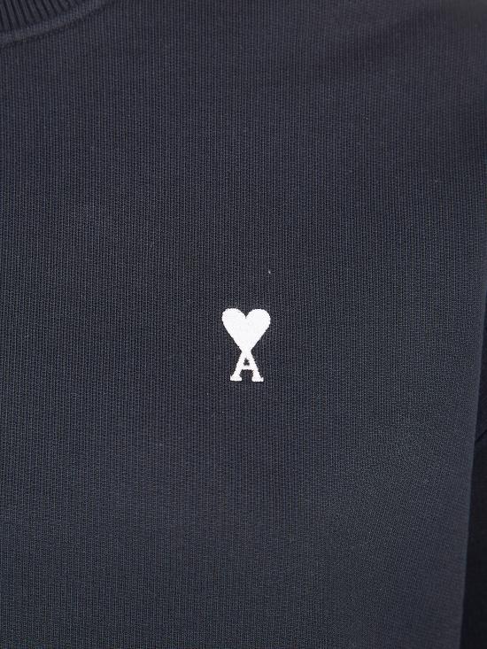 26SS 아미 긴팔 티셔츠 FSW766 730 045 BLACK WHITE CREAM - AMI