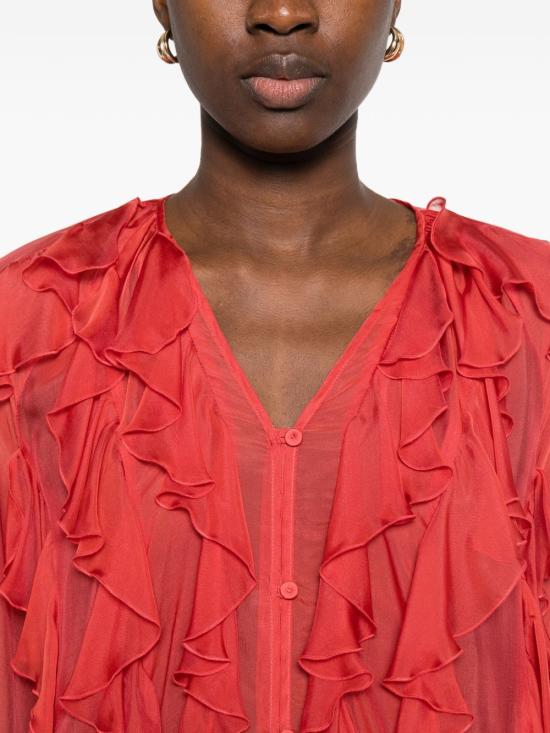 26SS 모모니 셔츠 265MMOSH015 265MO090411 Red - MOMONÍ