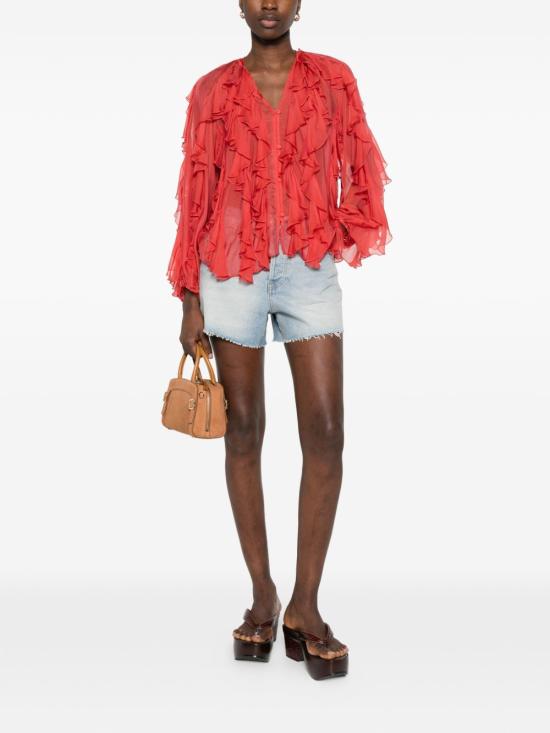 26SS 모모니 셔츠 265MMOSH015 265MO090411 Red - MOMONÍ