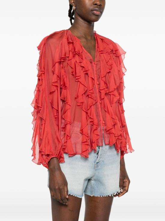 26SS 모모니 셔츠 265MMOSH015 265MO090411 Red - MOMONÍ