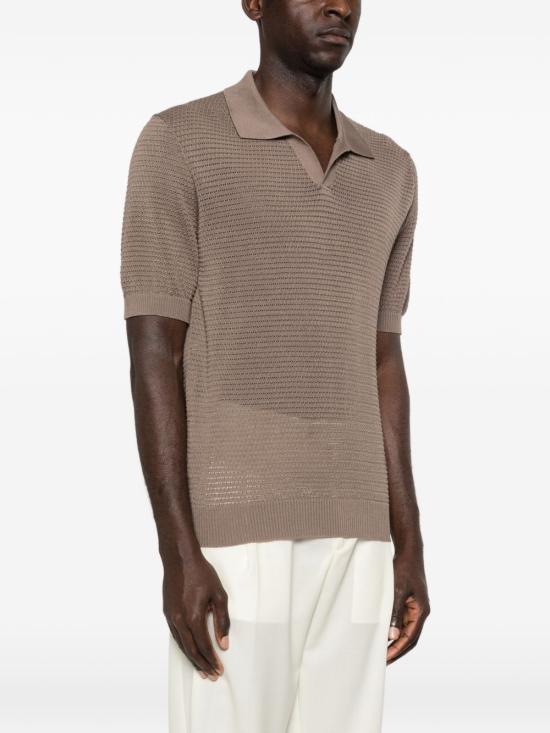 26SS 딸리아토레 폴로 티셔츠 FINLAY PWE2602TAUPE Beige - TAGLIATORE