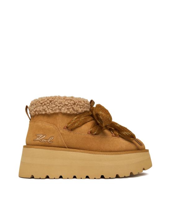 25FW 칼라거펠트 부츠 KL48632 5T2 Tofee Suede MARRONE CHIARO