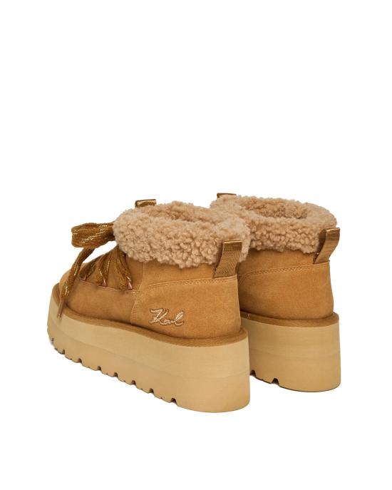 25FW 칼라거펠트 부츠 KL48632 5T2 Tofee Suede MARRONE CHIARO - KARL LAGERFELD