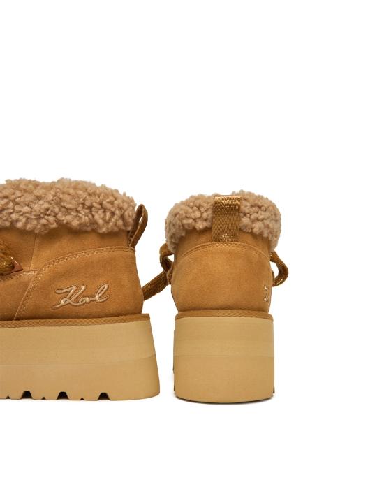 25FW 칼라거펠트 부츠 KL48632 5T2 Tofee Suede MARRONE CHIARO - KARL LAGERFELD