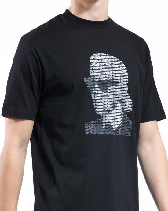 25FW 칼라거펠트 반팔 티셔츠 755144 554225 990 NERO - KARL LAGERFELD