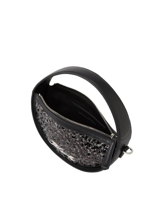 25FW 칼라거펠트 크로스백 A4W30105 8915 herringbone sequins NERO MULTI - KARL LAGERFELD