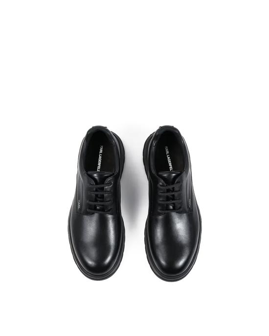 25FW 칼라거펠트 드레스 슈즈 KL10625 000 black leather NERO - KARL LAGERFELD