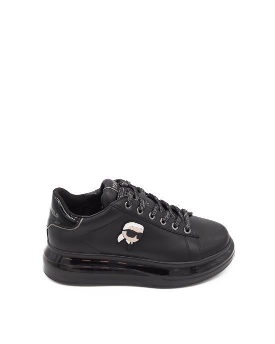 25FW 칼라거펠트 스니커즈 KL62630 00X black lthr mono NERO