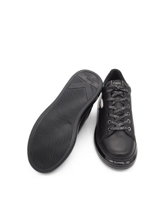 25FW 칼라거펠트 스니커즈 KL62630 00X black lthr mono NERO - KARL LAGERFELD