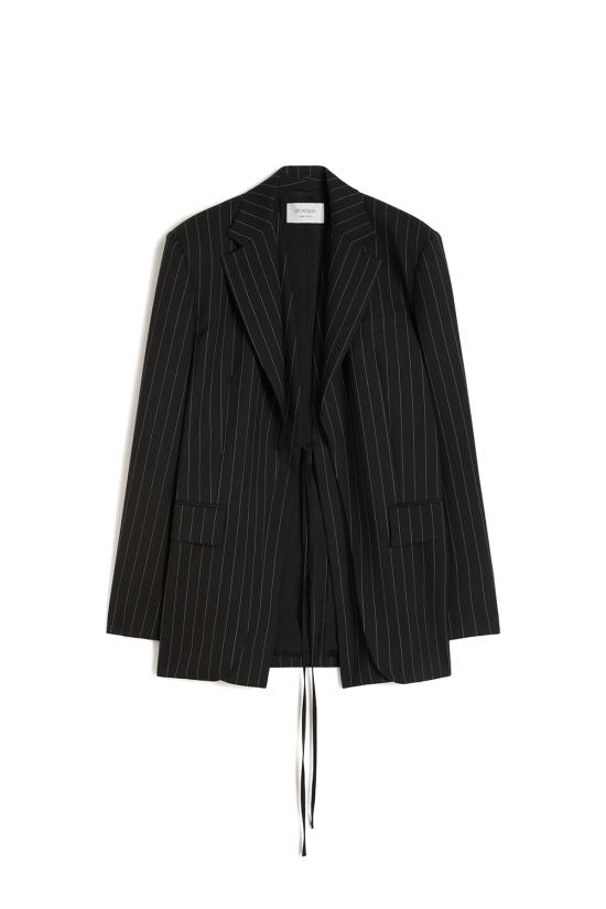 26SS 스포트막스 코트 2612041051600 004 Black