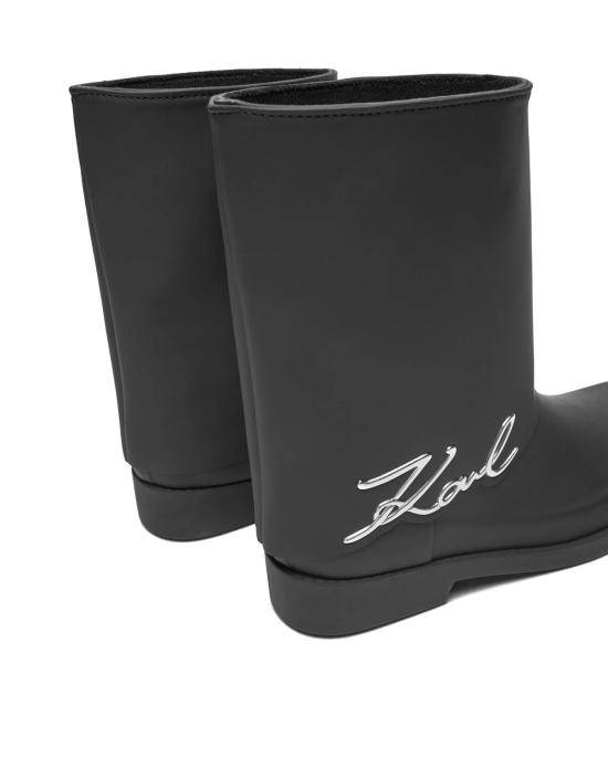 25FW 칼라거펠트 부츠 KL47064 V00 black rubber NERO - KARL LAGERFELD
