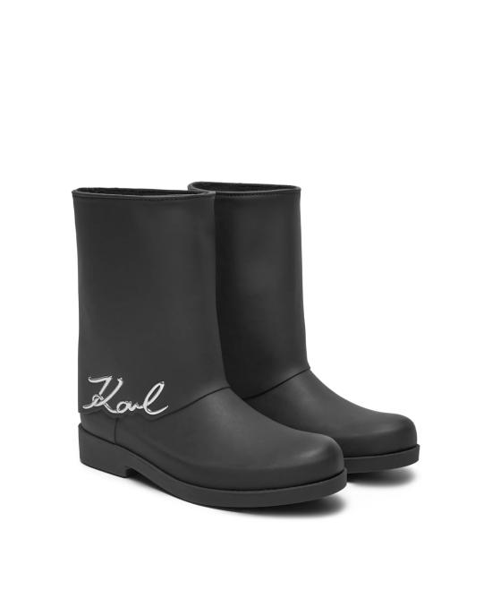 25FW 칼라거펠트 부츠 KL47064 V00 black rubber NERO - KARL LAGERFELD