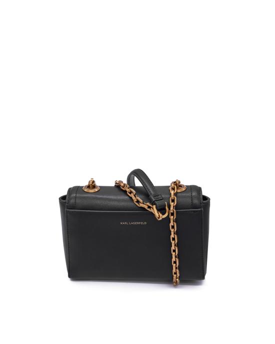 25FW 칼라거펠트 크로스백 A1W30174 992 black gold NERO - KARL LAGERFELD