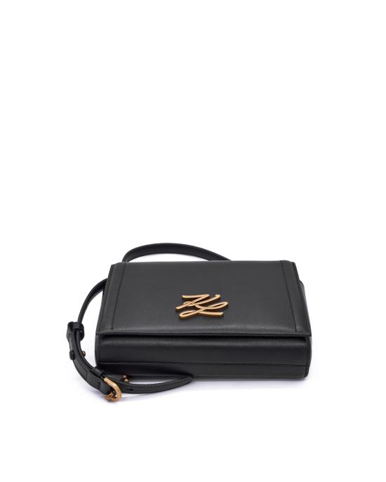 25FW 칼라거펠트 크로스백 A1W30174 992 black gold NERO - KARL LAGERFELD