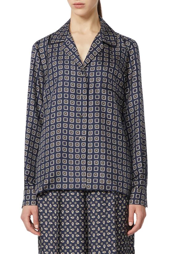 26SS 막스마라 셔츠 2611111131600 002 Blu marino - MAX MARA