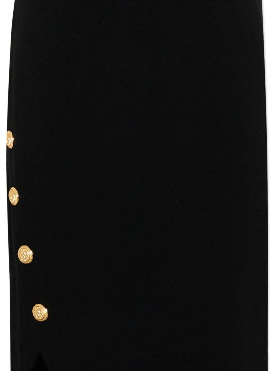 26SS [키즈] 발망 스커트 BY7B14 Z3183930OR Black - BALMAIN