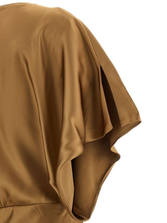 26SS 노마카말리 미디 원피스 ST4253SAR34870 CAMEL Beige - NORMA KAMALI