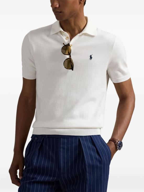 26SS 폴로 랄프로렌 폴로 티셔츠 710980682 005 White - POLO RALPH LAUREN