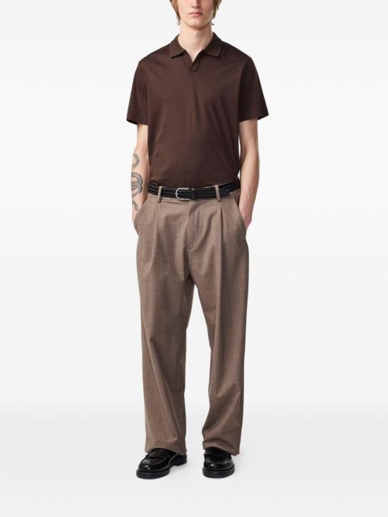 26SS 엔엔07 폴로 티셔츠 2423525274 880 Deep truffle - NN07