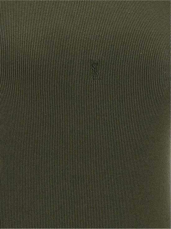26SS 생로랑 민소매 티셔츠 842992Y37EC1365 Green - SAINT LAURENT
