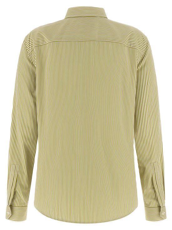 26SS 생로랑 블라우스 861080Y260D3302 Green - SAINT LAURENT