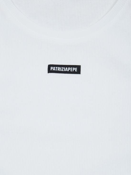 26SS [키즈] 파트리지아페페 티셔츠 7M0980J267 CB16 BIANCO - PATRIZIA PEPE