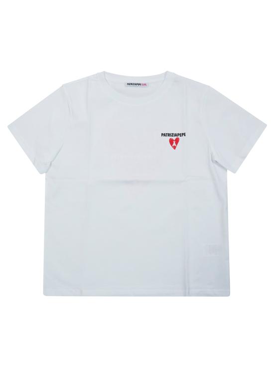 26SS [키즈] 파트리지아페페 티셔츠 7M0978J411 W146 BIANCO