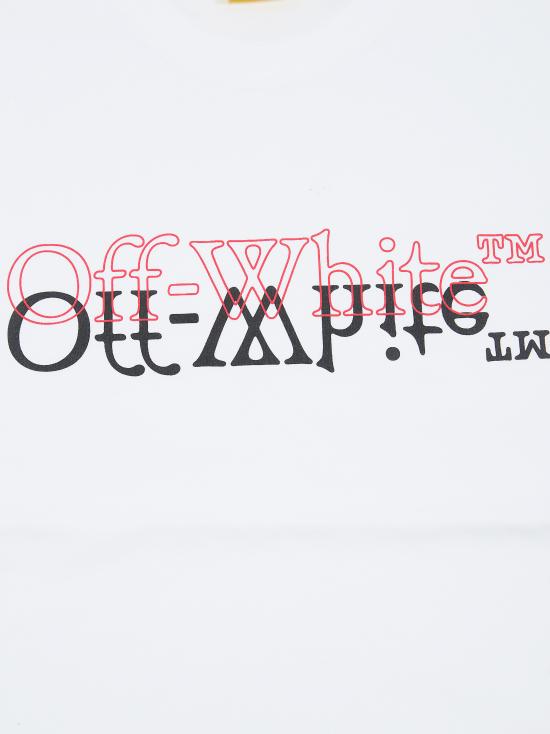 26SS [키즈] 오프화이트 티셔츠 44BAA002S26J001 100 BIANCO - OFF WHITE